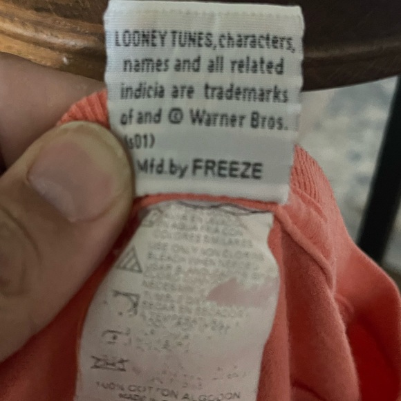 Vintage 90’s Looney Tunes Tweety Bird Oversized V-Neck T-Shirt: Large:Streetwear - Picture 5 of 5